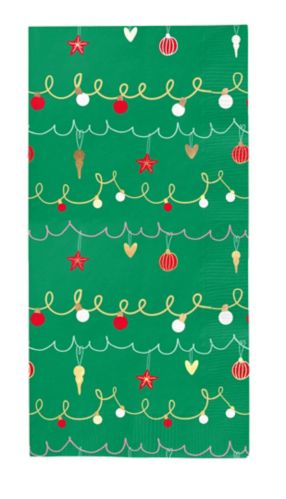 Sophistiplate Deck The Halls 2-Ply Guest Towels, 16-pk Product image