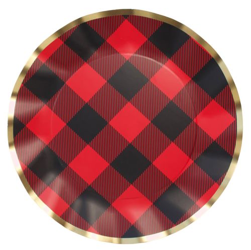 Sophistiplate Buffalo Check Dinner Plate, 10-in, 8-pk Product image