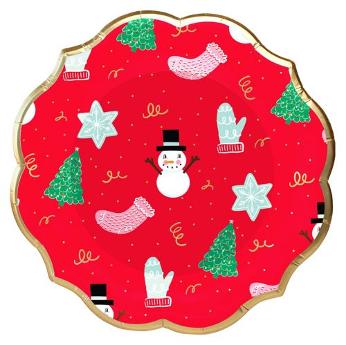 Sophistiplate Deck The Halls Dinner Plates, 10-in, 8-pk Product image