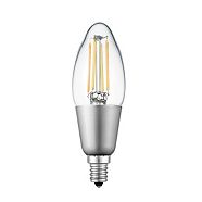 NOMA iQ SMART Wi-Fi LED Bulbs, Chandelier, Tunable White, 2-pk