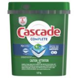 Savon à vaisselle Cascade Complete ActionPacs, frais paq. 72 Canadian