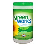 Green Works Natural Cleaning Wipes, 62-ct