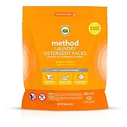 method Monodose Ginger Mango Laundry Detergent, 42-pk