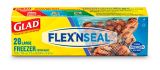 Glad Flex’n Seal™ Freezer Bags, Large, 28-ct | GLADnull