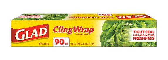 Pellicule plastique pour aliments Glad Cling Wrap, 295 pi Image de l’article