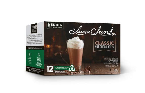 Keurig Laura Secord Hot Chocolate Mix Classic K-Cup® Pods, 250-g, 12-pk Product image