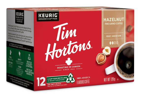 Keurig Tim Hortons Hazelnut K Cup Pods 12 Pk Canadian Tire