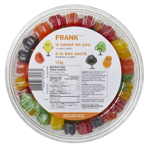 Boîte de bonbons jujubes FRANK, 1,5 g Image de l’article