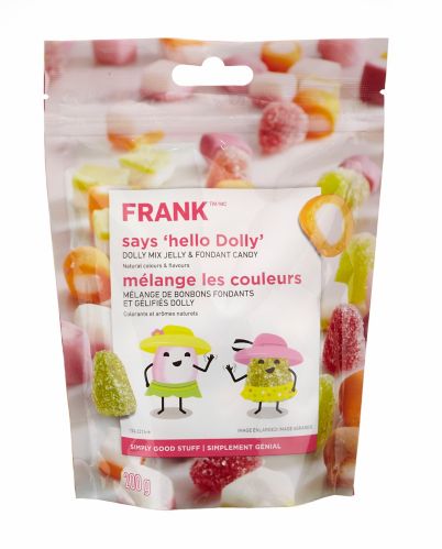 Mélange de bonbons fondants et gélifiés Dolly entièrement naturel FRANK, 200 g Image de l’article