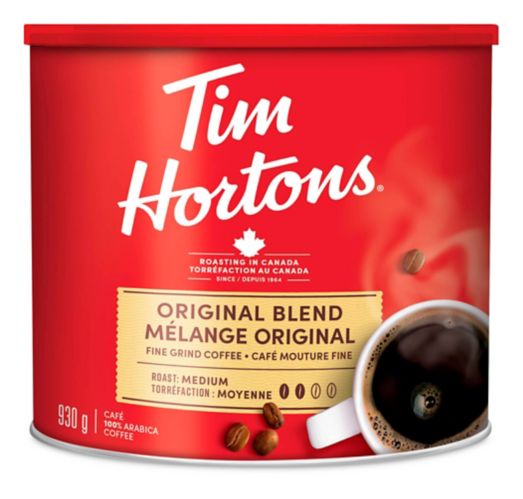 Tim Hortons Original Blend Medium Roast Ground Coffee, 930-g Product image