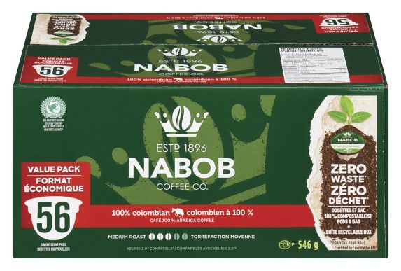Nabob Coffee 100% Colombian K-Cup Pods, 56-pk Product image