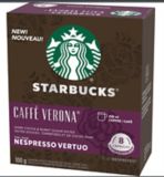 Nespresso Starbucks Caffe Verona Dark Roast Coffee Capsules, 100-g, 8-pk | Nespressonull