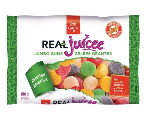 Dare Real Juicee Jumbo Gums Candy, 818-g Product image