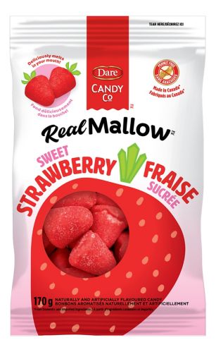 Dare REALMALLOW Marshmallow Sweet Strawberry Candy, 170-g Product image