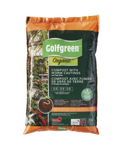 Golfgreen Organic Soil with Compost & Worm Castings, 25-L Product image