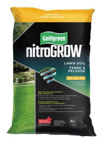 Golfgreen NitroGROW Lawn Soil, 28.3-L Product image