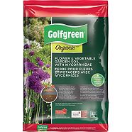 Terre à jardin biologique pour fleurs et potager Golfgreen avec mycorhize, 56,6 L