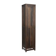 CANVAS Monclerc 1-Door Storage Cabinet/Wardrobe/Armoire, Black Forest Wood Finish