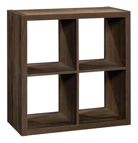 CANVAS Dunsmuir 4-Cube Storage Organizer, Bookcase/Bookshelf, Smoked Oak Finish Product image