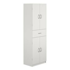 System Build 4 Door Storage Cabinet With Drawer White Canadian Tire