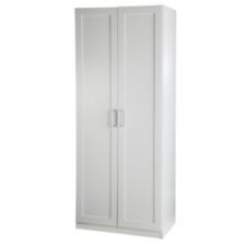 System Build 2 Framed Door Tall Storage Cabinet White Canadian Tire