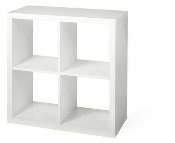 CANVAS Invermere 4-Cube Storage Organizer, Bookcase/Bookshelf, White Product image