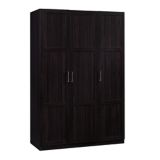 Sauder 3-Door Wardrobe/Armoire Clothes Storage Cabinet With Hanger Rod & Shelves, Cinnamon | Saudernull