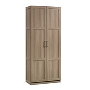 Sauder 2-Door Storage/Pantry Cabinet With Adjustable Shelves, White ...