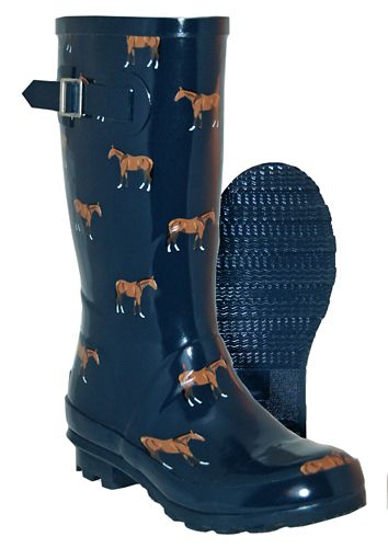 Outbound Women's Horse Print Rubber Boot, 12-in | Canadian Tire