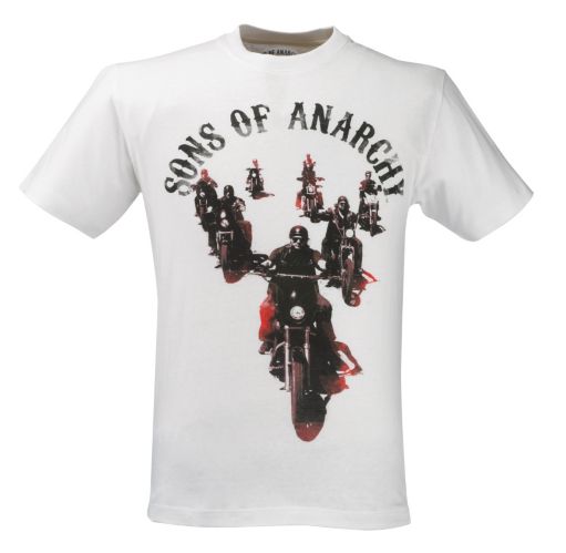 T-shirt Sons of Anarchy, hommes, blanc Image de l’article