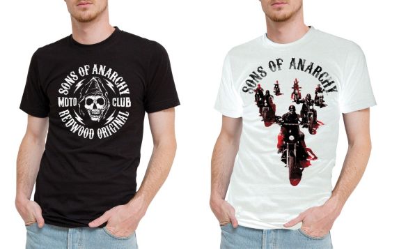 T-shirt Sons of Anarchy, hommes, noir Image de l’article