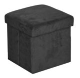 Urban Shop Storage Ottoman Black Canadian Tire