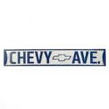 Plaque en métal Chevrolet Avenue