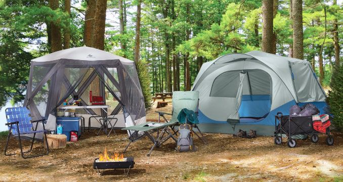 Camping  Do summer getaways right with top camping essentials including tents, sleeping bags and more.  SHOP NOW