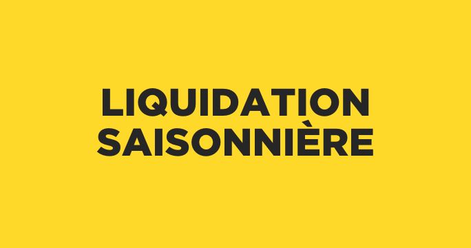 LIQUIDATION SAISONNIÈRE Économisez sur une sélection d’articles d’été°, y compris des articles de terrasse, des barbecues, des tondeuses, des vélos et des jeux d’extérieur.