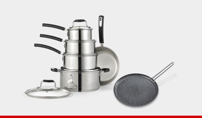 SAVE UP TO  80% Shop Cookware