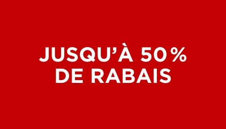 Jusqu&#39;à 50 % de rabais