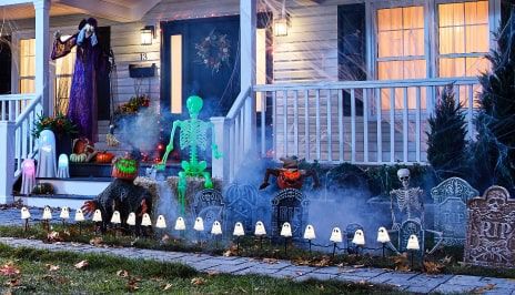 OUTDOOR HALLOWEEN DECOR Turn your home into a spooky scene kids and neighbours will love with animated characters, hanging skeletons and more decor.  SHOP NOW