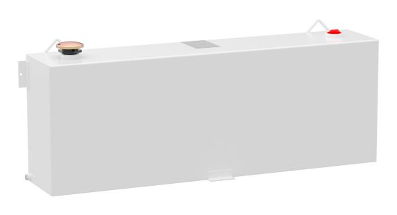 Réservoir de transfert rectangulaire UWS, acier, blanc, 45 gal Image de l’article
