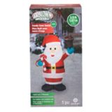 GEMMY Inflatable Santa Christmas Decoration Self-Inflating, 3 1/2-ft | Gemmynull