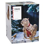 CANVAS LED Canadian Cabin Beaver, 2-ft