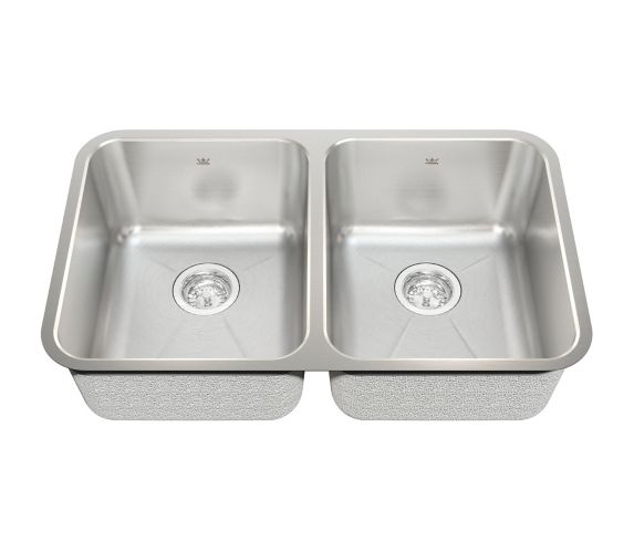 kindred double basin stainless steel undermount kitchen sink