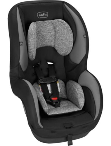 Evenflo Sureride Convertible Car Seat, Evenflo Sureride Dlx Convertible Car Seat Installation Rear Facing