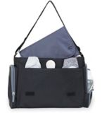 Sac à couches style messager de luxe Baby Boom, noir | Baby Boomnull