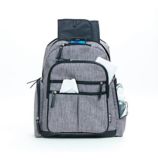 baby boom crosshatch backpack diaper bag