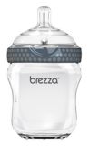 Biberon en verre Baby Brezza, gris, 8 oz | Baby Brezzanull