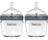 Biberon en verre Baby Brezza, gris, 5 oz, paq. 2 | Baby Brezzanull