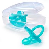 Sucette en silicone NaturalFit Chicco, bleu, 0 mois +, P2 | Chicconull