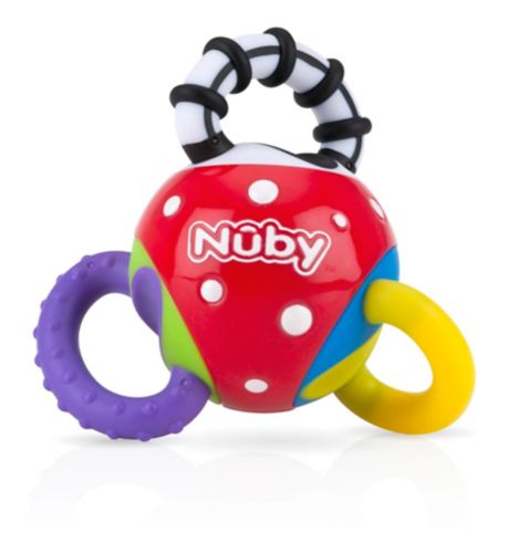 Jouet de dentition Nûby Twista Ball, multicolore Image de l’article