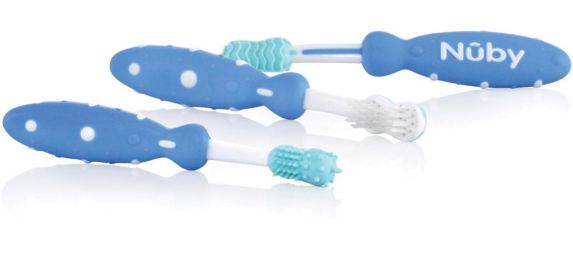 Ensemble de brosse à dents pour débutants Nûby, 3 pces Image de l’article